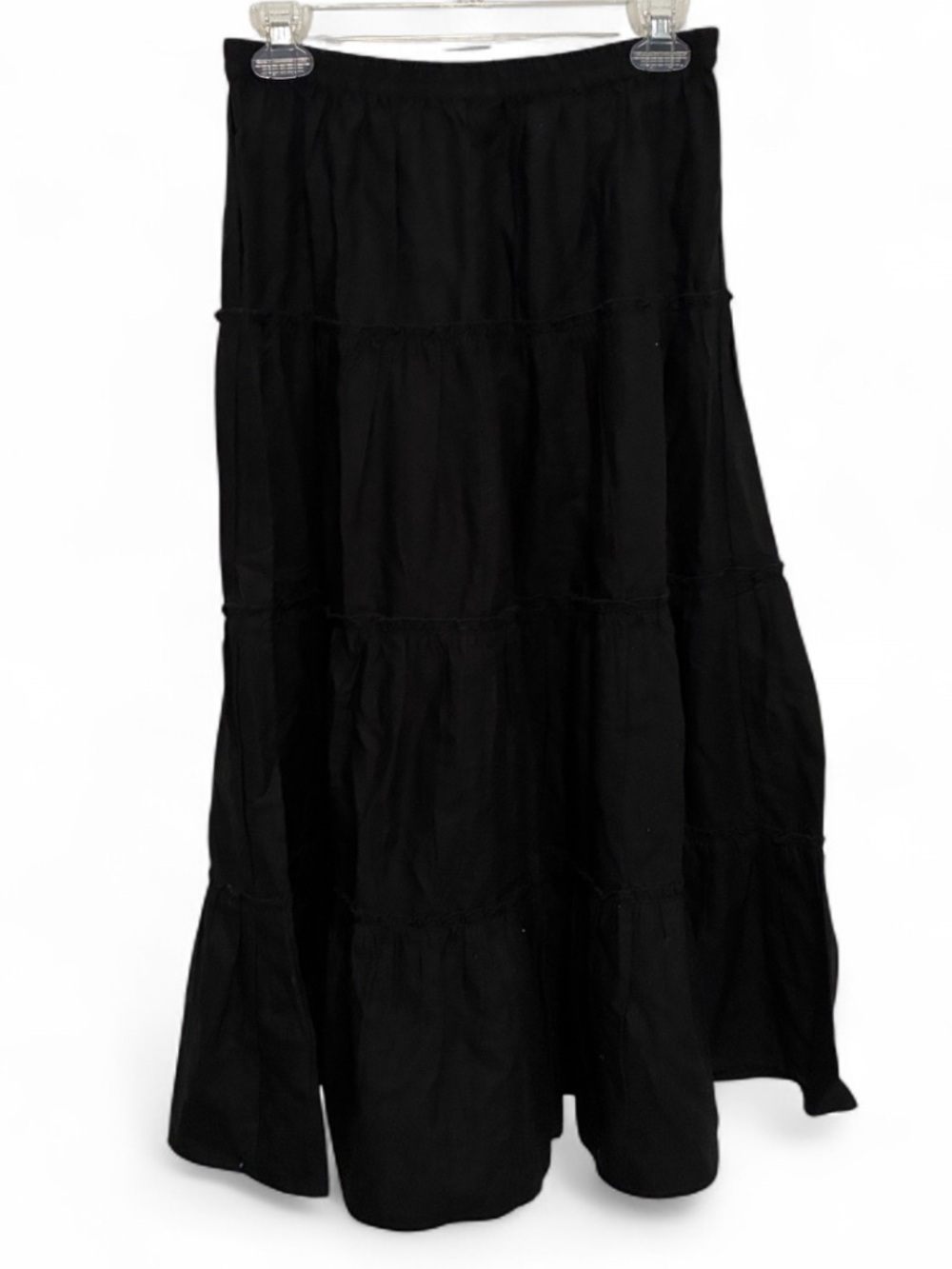 Sunday Best Mars Black Tiered Maxi Skirt